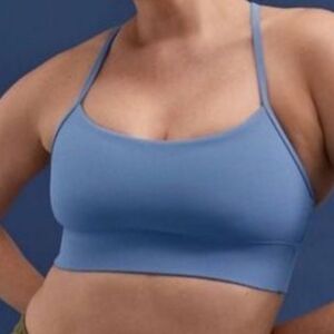 ThirdLove Essential Basic Women's Blue Athleisure Sports Bra Size L
